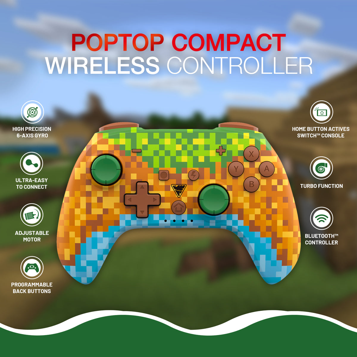 Dragonshock Controller Poptop     Wireless Cubes Switch