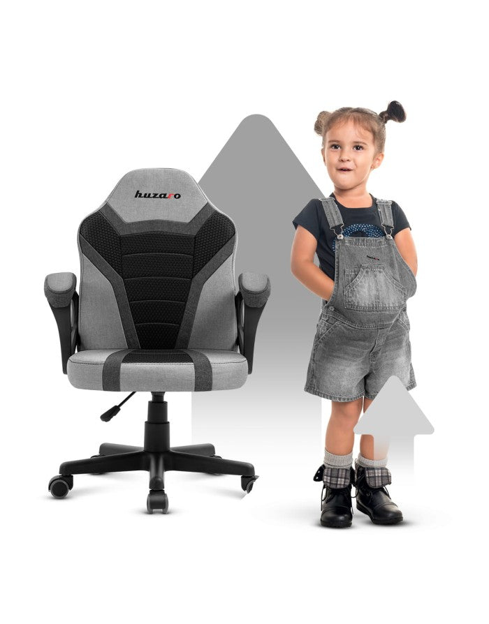 Gaming chair for children Huzaro HZ-Ranger 1.0 Gray Mesh, gray and black