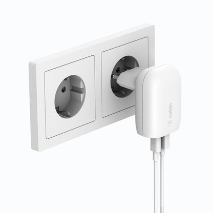 Belkin BOOST Charge 37W DualChar USB-C 25W PD + USB-A  WCB007vfWH