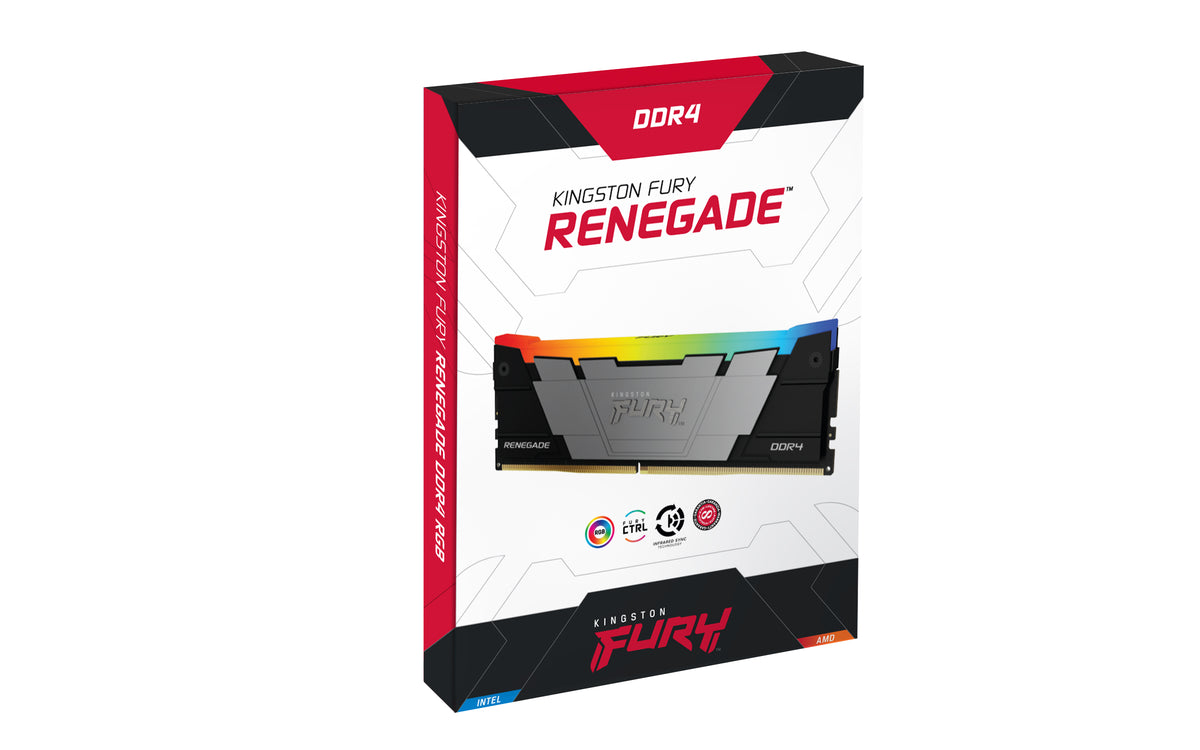 Kingston Technology FURY 16GB 3200MT/s DDR4 CL16 DIMM (Kit of 2) Renegade RGB