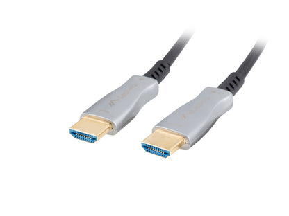 LANBERG 10M HDMI Cable Male to Male V2.0 Optical AOC Black CA-HDMI-20FB-0100-BK