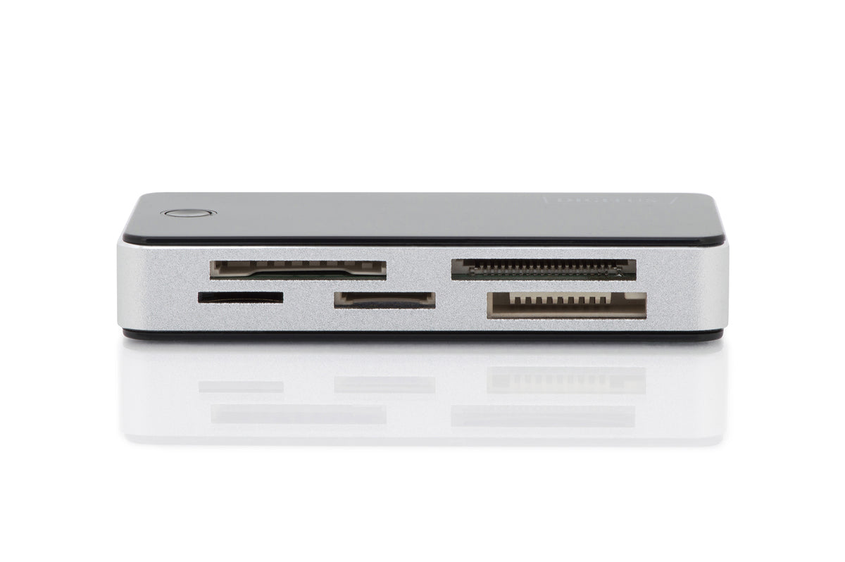 DIGITUS Card Reader USB3.0, extern, schwarz-silber