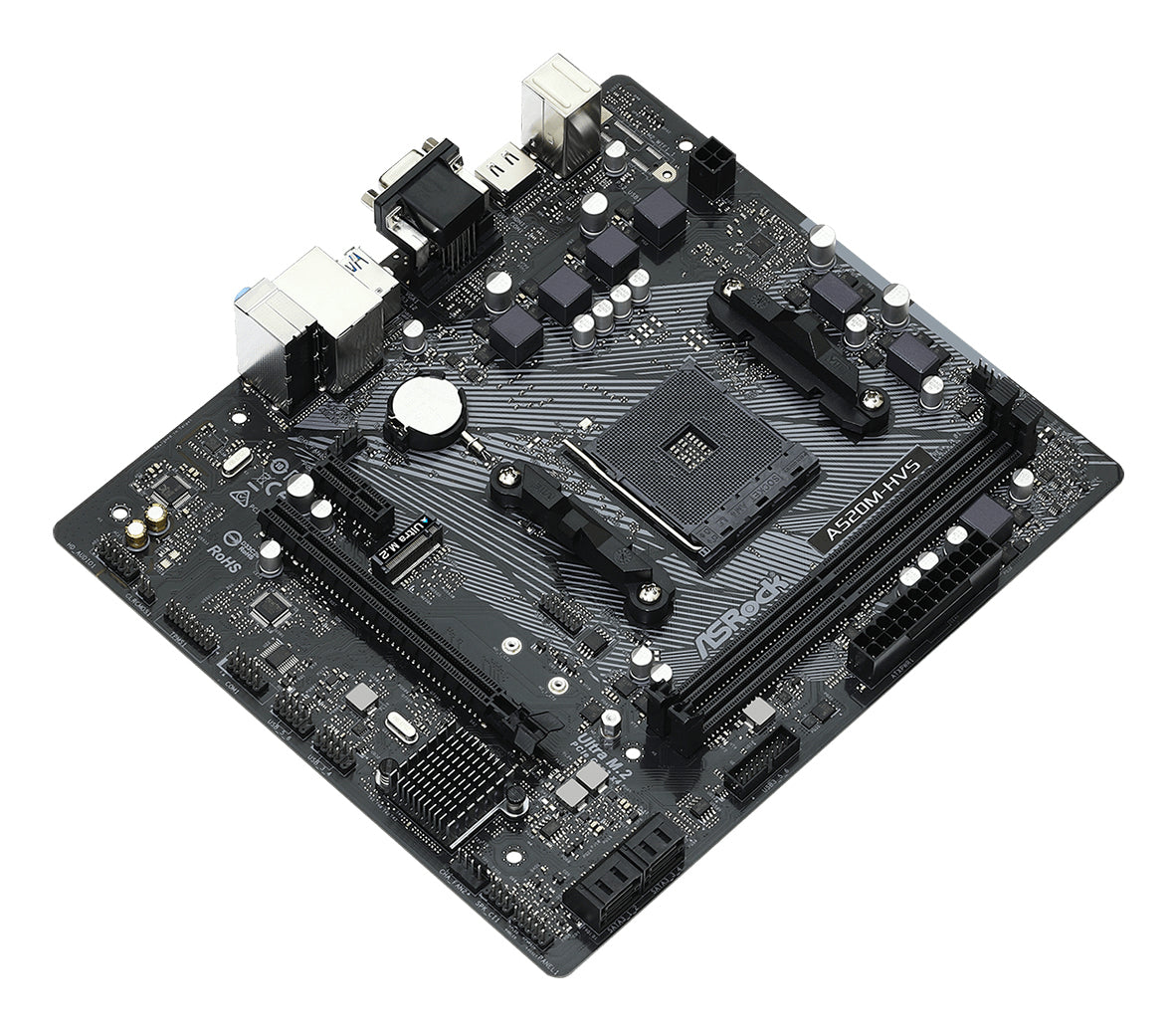 ASRock A520M-HVS                 AM4 mATX VGA/HDMI      DDR4