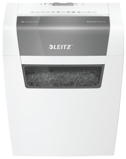 Καταστροφέας εγγράφων Leitz IQ Home, P4, 6 φύλλα, κάδος απορριμμάτων 15 λίτρων