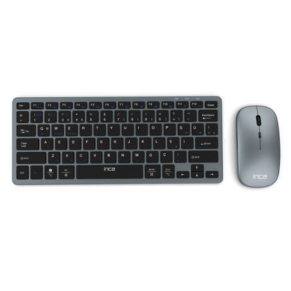 INCA Keyboard+Mouse IBK-572BT BT 3.0/5.0 Smart DE-Layout Black