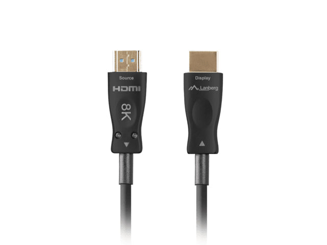 LANBERG HDMI Cable M/M V2.1 10M Optical AOC Black
