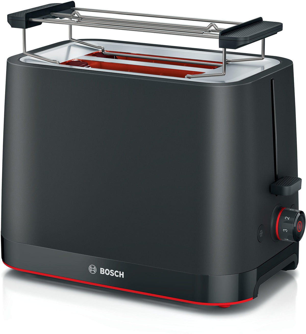 Bosch TAT3M123 Toaster, 2-Slice, 950 W, Black