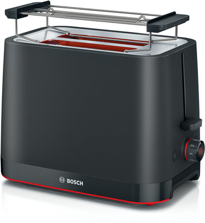 Bosch TAT3M123 Toaster, 2-Slice, 950 W, Black