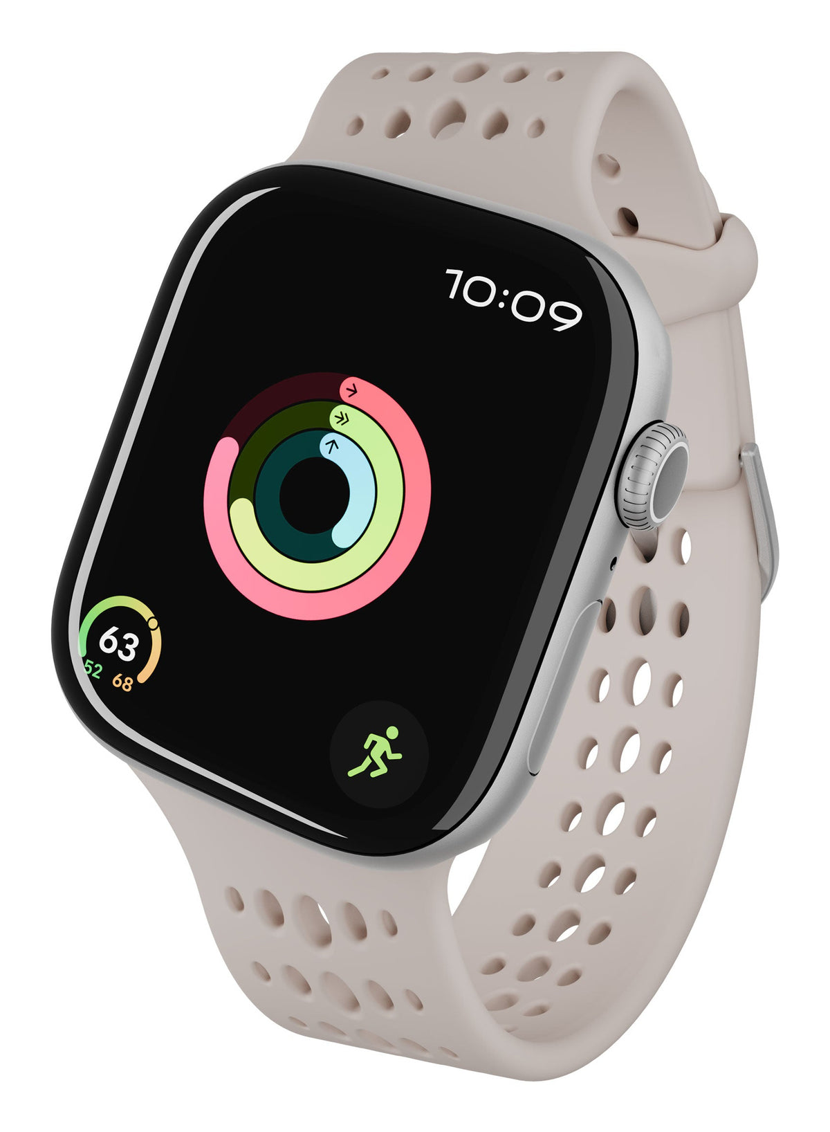Decoded Silicone Ares O Strap for Apple Watch 40/42mm in Clay