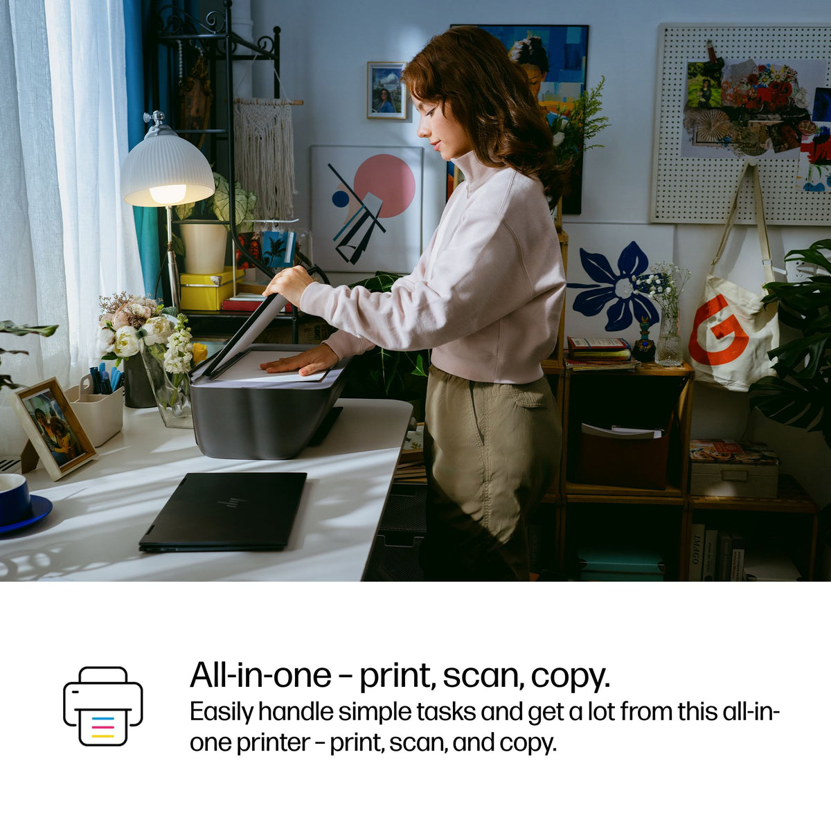 HP DeskJet 2921 Wireless All-in-One Color Printer