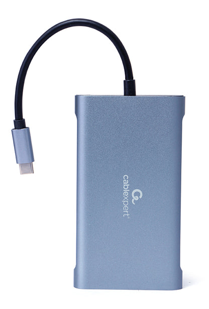 Gembird A-CM-COMBO7-01 notebook dock/port replicator USB 3.2 Gen 1 (3.1 Gen 1) Type-A Grey