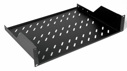 Equip 19" Fachboden fest für Serverschränke  80cm 2U schwarz