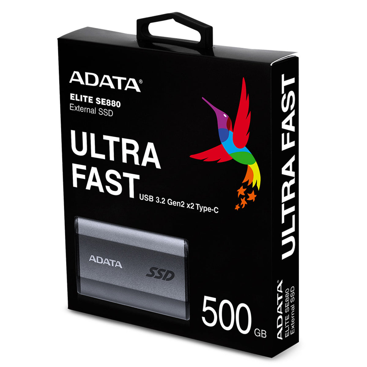 ADATA SE880 500 GB Ασύρματος Δίσκος σε Γκρι Χρώμα