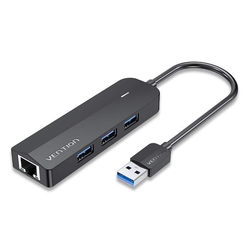Hub 5w1 Vention USB 3.0 + adapter Gigabit Ethernet