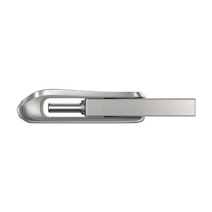 SanDisk Ultra Dual Drive Luxe USB Flash Drive 512 GB USB Type-A / USB Type-C 3.2 Gen 1 Stainless Steel