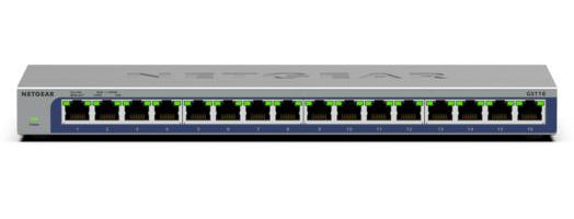 NETGEAR GS116 Unmanaged L2 Gigabit Ethernet (10/100/1000) Black