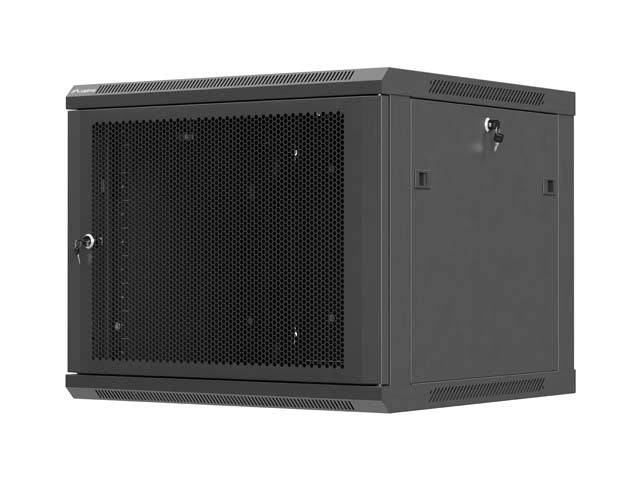 Lanberg WF01-6609-23B rack cabinet 9U Wall mounted rack Black