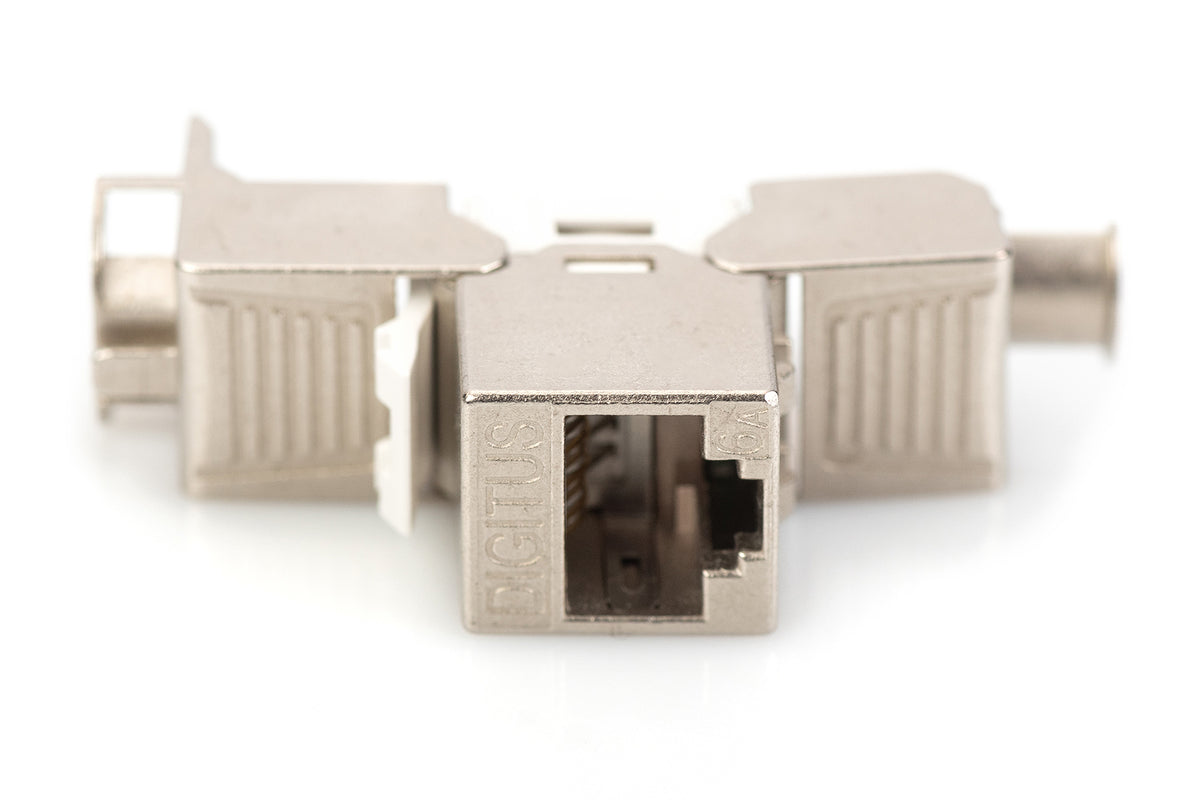 DIGITUS Cat6A Shielded Keystone Jack RJ45 to LSA, 500 MHz, 8 pcs