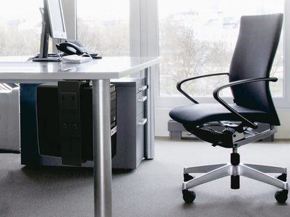The MC-713 PC Holder Computer Under Desk Table Bracket Support Storage