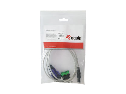 Equip Adapter USB-A->Serial RS422/RS485 FTDI   St/St   1.50m
