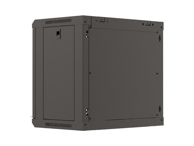 Lanberg WF03-5309-10B 9U Wall-Mounted Rack Cabinet - Black