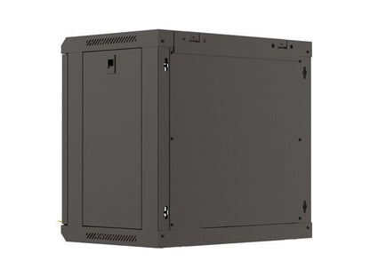 Lanberg WF03-5309-10B 9U Wall-Mounted Rack Cabinet - Black