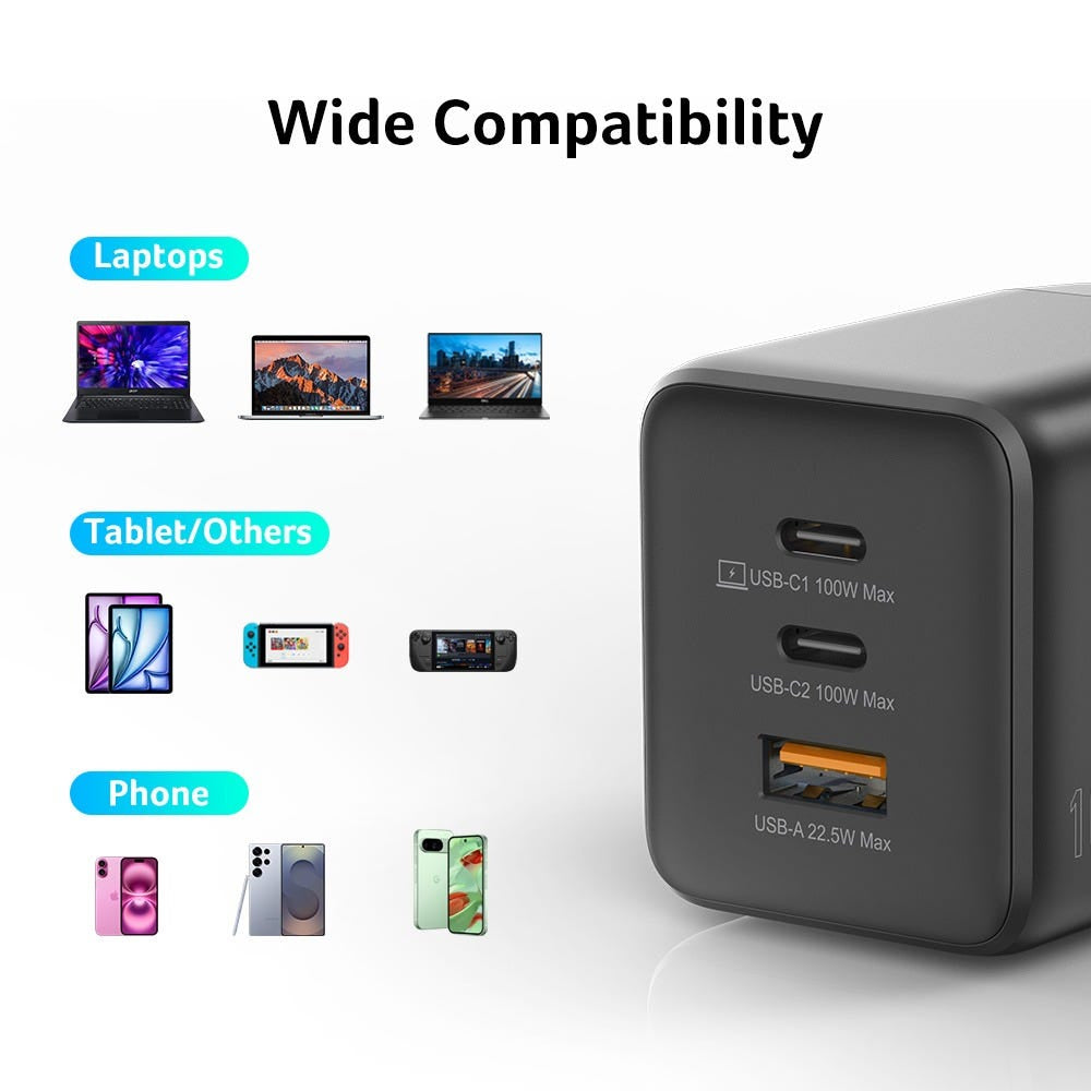 Acer GaN Charger USB-C/USB 100W