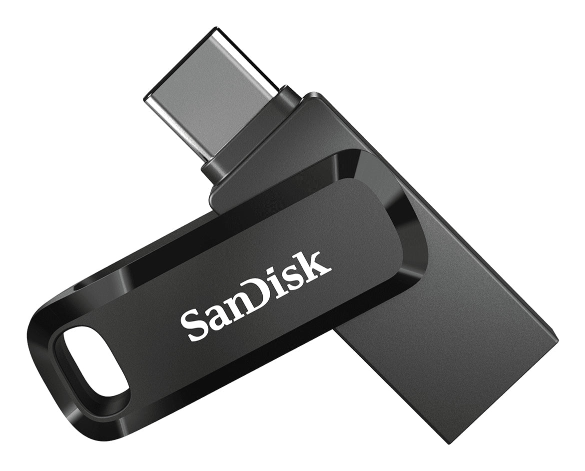 Sandisk Ultra Dual Drive Go 256 GB (schwarz, USB-A 3.2 Gen 1, USB-C 3.2 Gen 1)