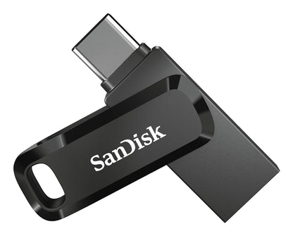 Sandisk Ultra Dual Drive Go 256 GB (schwarz, USB-A 3.2 Gen 1, USB-C 3.2 Gen 1)