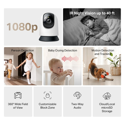Mercusys MC200 - Pan/Tilt Home Security Wi-Fi Camera