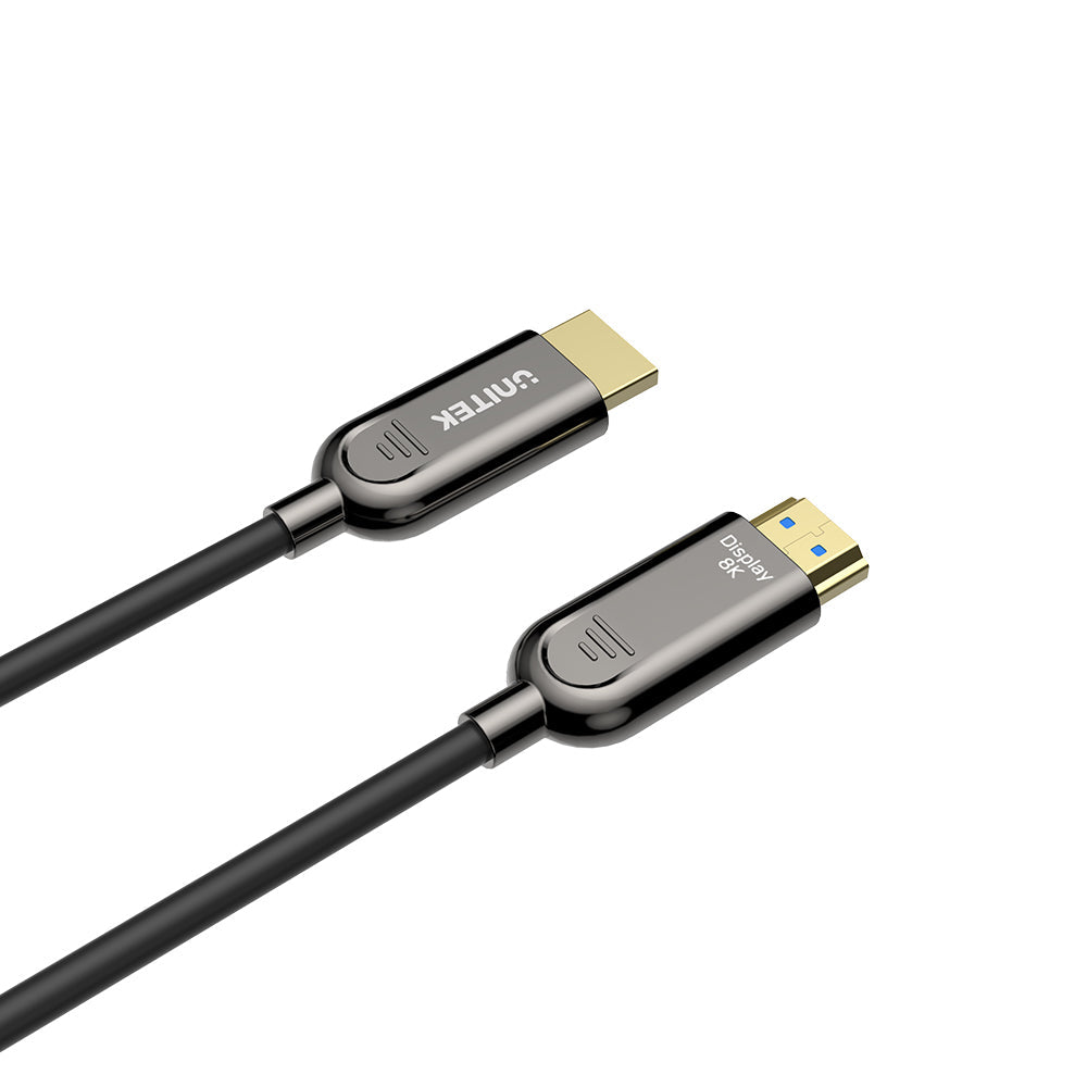 Οπτικό καλώδιο HDMI 2.1 AOC Unitek C11085GY01-20M μήκους 20 μέτρων