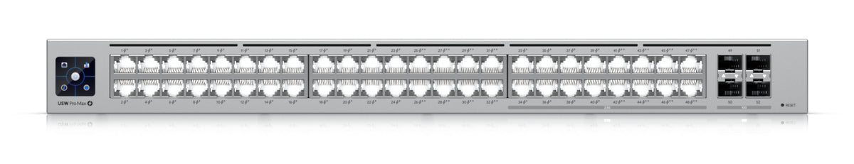 Ubiquiti USW-PRO-MAX-48-POE network switch L3 2.5G Ethernet (100/1000/2500) Power over Ethernet (PoE) Grey