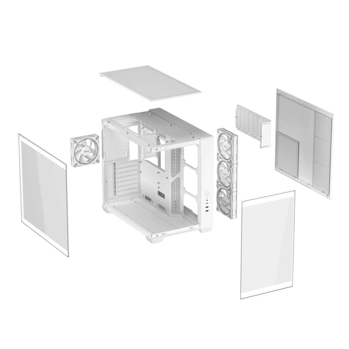 Asus A32 PLUS TG ARGB WHITE Computer Case