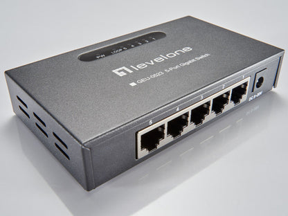 LevelOne Switch  5xGE                       unmanaged Metall