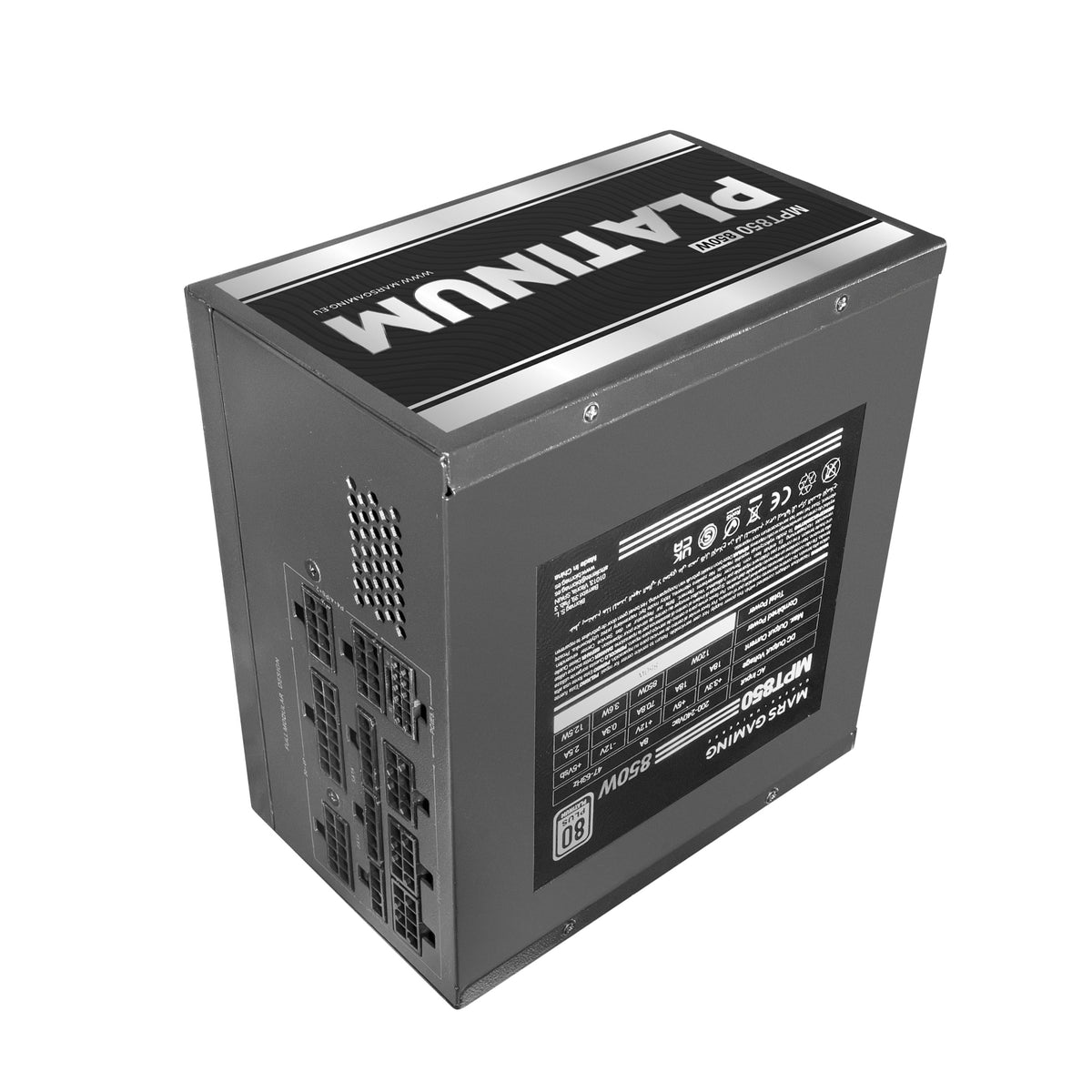 Mars Gaming MPT850 power supply unit 850 W 24-pin ATX ATX Black