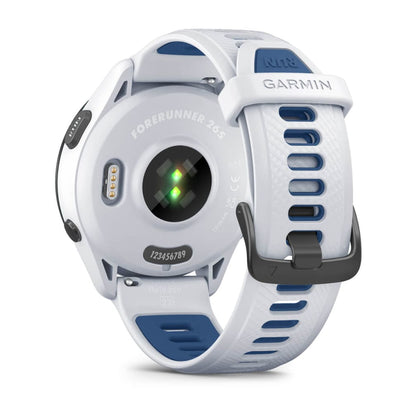 Garmin Forerunner 265 3.3 cm (1.3") AMOLED 46 mm Digital 416 x 416 pixels Touchscreen Black, White Wi-Fi GPS (satellite)