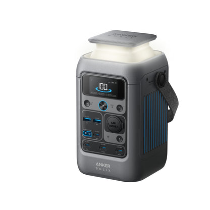 Anker SOLIX C300 DC Portable Power Station — 7 LiFePO4 Cells, 90,000 mAh, 300 W