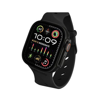 Decoded Silicone Ares Splice Strap for Apple Watch 40/42mm in Black