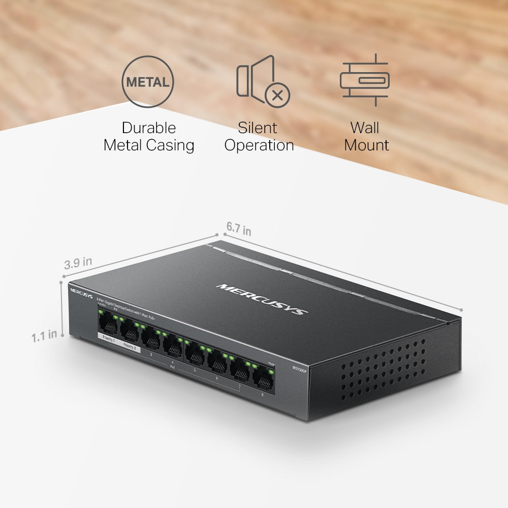 Switch Mercusys MS108GP