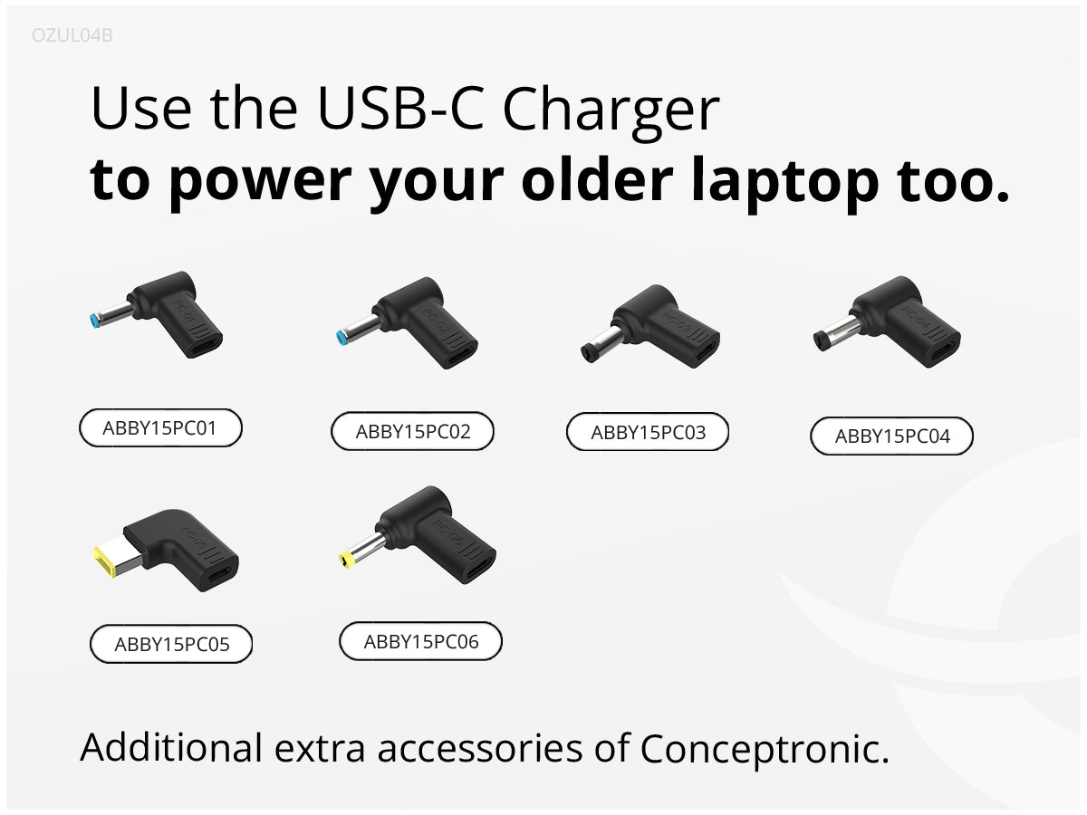 CONCEPTRONIC Ladegerät 1Port GaN USB-C Desk  67WPD3.0/PPS sw