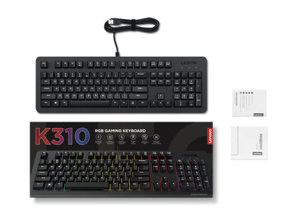 Lenovo K310 Gaming USB Keyboard — US English, Black