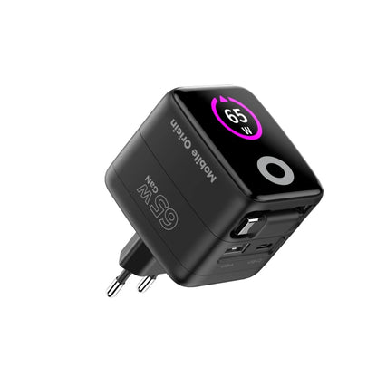 Mobile Origin 65W GaN Charger PW3 USB-C with 65cm cable + USB-A
