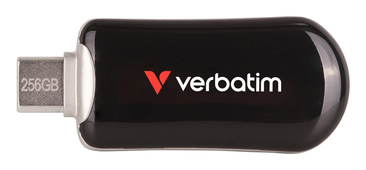 Verbatim Plectra Black 256GB USB-C Flash Drive 30226