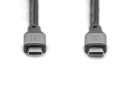 DIGITUS Anschlusskabel USB4.0/C -> C  20Gbit/s    3m schwarz
