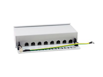 Equip Patchpanel  8xRJ45 Cat6a Desktop        500MHz RAL7035