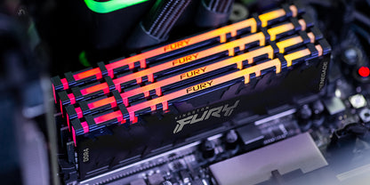 Kingston Technology FURY 16GB 3200MT/s DDR4 CL16 DIMM (Kit of 2) Renegade RGB