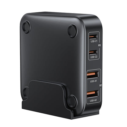GaN network charger - Unitek P1228ABK01-EU | 70W 2x USB-C 2x USB-A