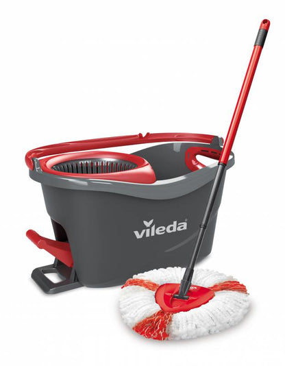 Vileda Wischmop Turbo EasyWring & Clean Box (Μαύρο/Κόκκινο)