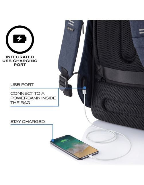 XD Design Anti-Theft Backpack Bobby Hero Regular Navy P/N: P705.295