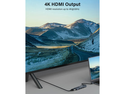 Equip Dock  5-1 USB-C->HDMI,3xUSB-A,100W USB-C         0.25m